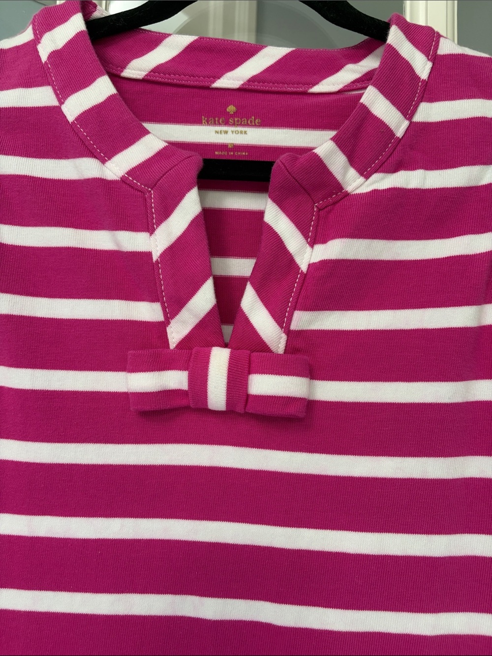 Kate Spade Tropez Pink/White Dress Sz M EUC - Picture 3 of 4